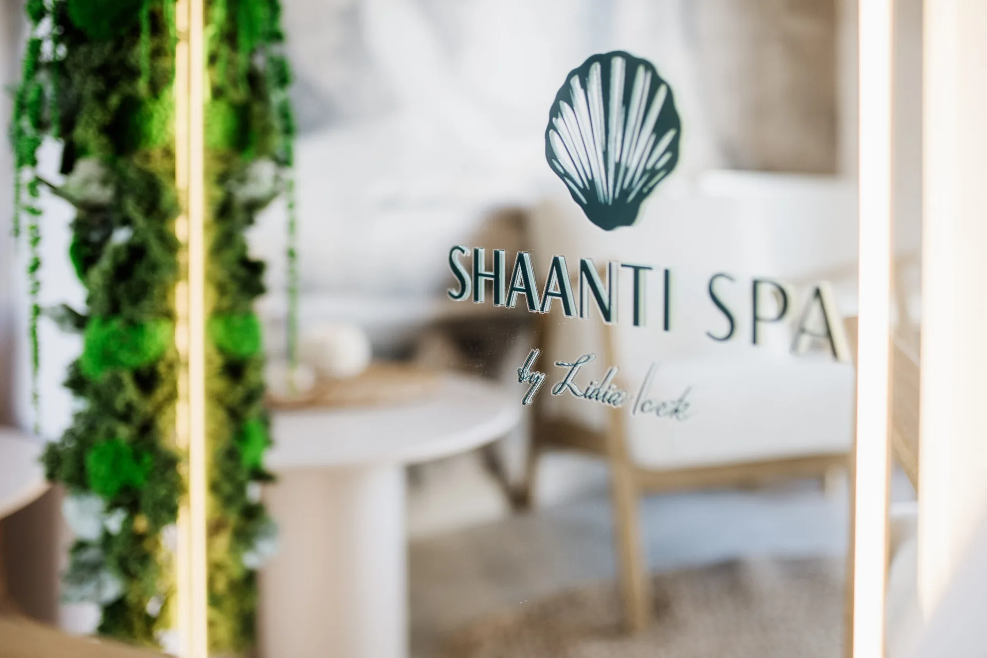 Wejście do gabinetu Shaanti SPA