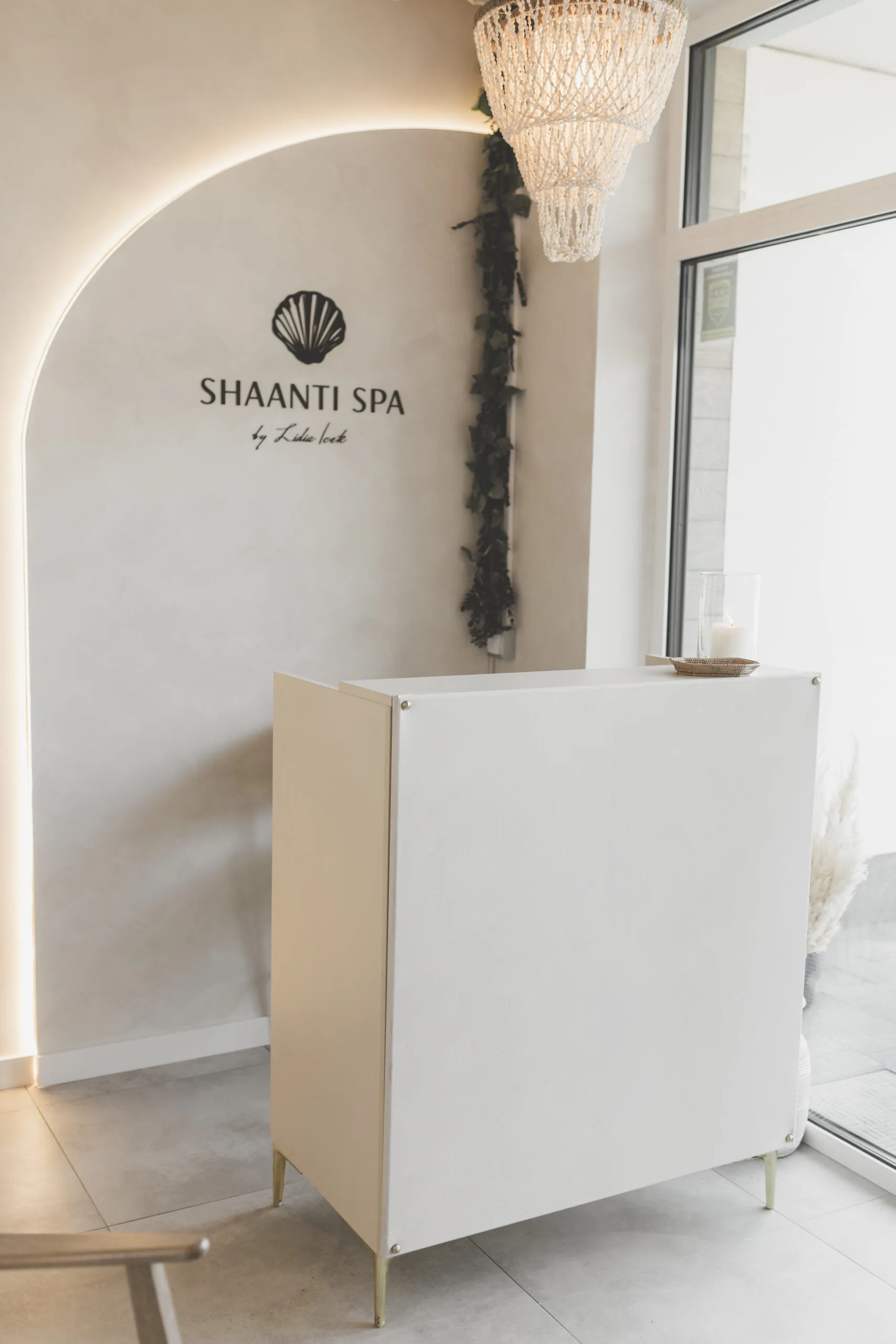 Wnętrze gabinetu Shaanti SPA