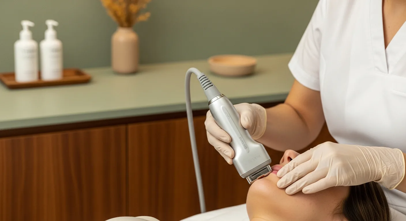 Kosmetolog Lidia Icek wykonuje zabieg anti-aging